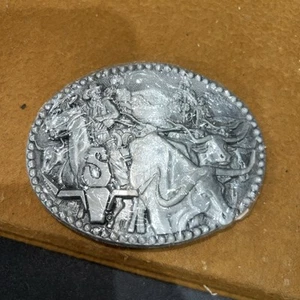 De colección Nuevo SERIE ZEE HEBILLA CINTURÓN SHEPLERS VAQUERO TORO WESTERN PREMIO DISEÑO MEDALLAS - Imagen 1 de 8