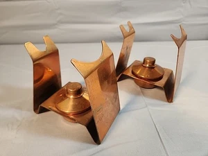 Vintage Spring Copper Brandy Warmer Cognac Snifter Spirit Liquor Retro 1960s - Picture 1 of 8