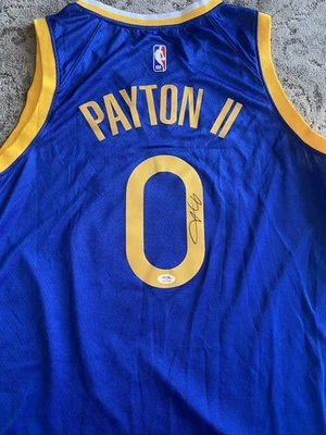 Gary Payton II Signed Autograph Auto Warriors NBA Basketball Jersey PSA/DNA - Image 1 of 4