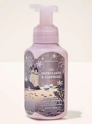 Bath & Body Works Snowflakes & Cashmere  Gentle & Clean Foaming Hand Soap 8.75oz - Image 1 of 3