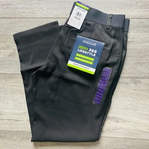 Pantalón Haggar Active Flex Para Hombre Talla 34x29 Calce Recto Frente Plano Súper Flexible  - Imagen 1 de 12