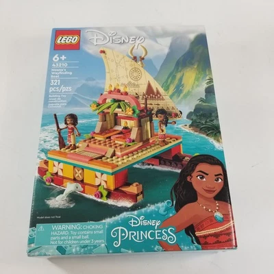 LEGO Disney Moana's Wayfinding Boat 43210 Retired New Sealed - Image 1 of 4