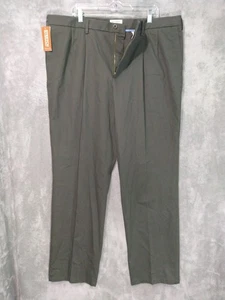 Dockers Hose Herren 42x34 Grün Signatur Khaki Plissee Classic Fit Freizeit - Bild 1 von 11