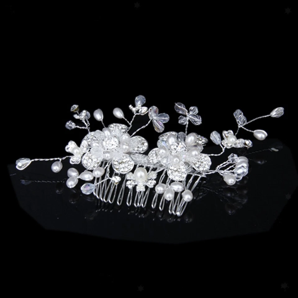 Hairband Di Cristallo Nuziale Di Tiara Dei Capelli Nuziali Di Cristallo Con  Dei - Immagine 1 di 1