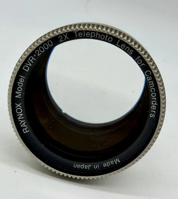 Raynox DVR-5000 Super Wide Angle Lens For Camcorders 2X Telephoto With Case - Image 1 of 3