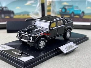 TG Shadow 1:64 Black LM002 V12 LSUV Pickup Truck Model Diecast Metal Car New - Picture 1 of 11