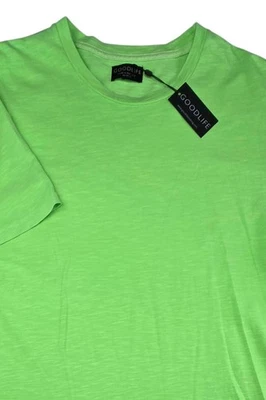 Nueva Camisa Goodlife Vieira Desteñida por el Sol en Verde Neón Talla XXL Hecha en EE. UU. Foto 1 de 4