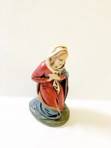 Vintage Italien Maria Krippenszene Krippenfigur Weihnachtsdeko - Bild 1 von 4