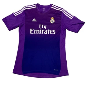 REAL MADRID 2013-2014 GOALKEEPER SHIRT JERSEY ADIDAS Iker Casillad sz M Futbol - Picture 1 of 13