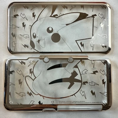 Hori New Nintendo 2DS XL Hard Shell Case Gold Pikachu Pokemon - Image 1 of 4