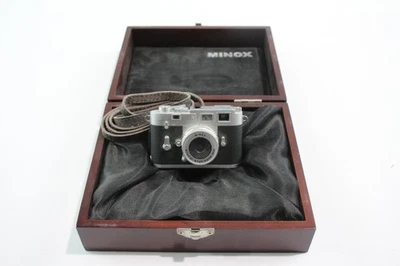 Minox Leica M3 Mini Digital Camera w/ Wooden Box - Image 1 of 4