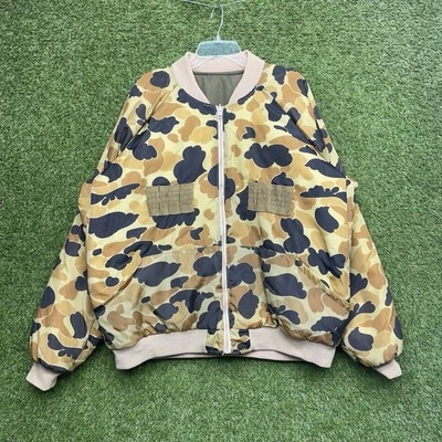 Vintage Columbia Hunting Jacket Mens 2XL XXL Reversible Frogskin Camo Outdoor - Image 1 of 4