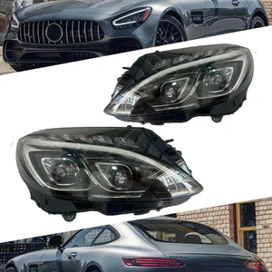 HighEnd LED Headlights For 2015-2018 BENZ C-CLASS W205 A2059068902 A2059067902 - Bild 1 von 20
