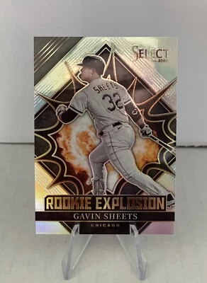 2022 PANINI SELECT BASEBALL GAVIN SHEETS ROOKIE EXPLOSION HOLO RARE CASE HIT SSP - Image 1 of 4