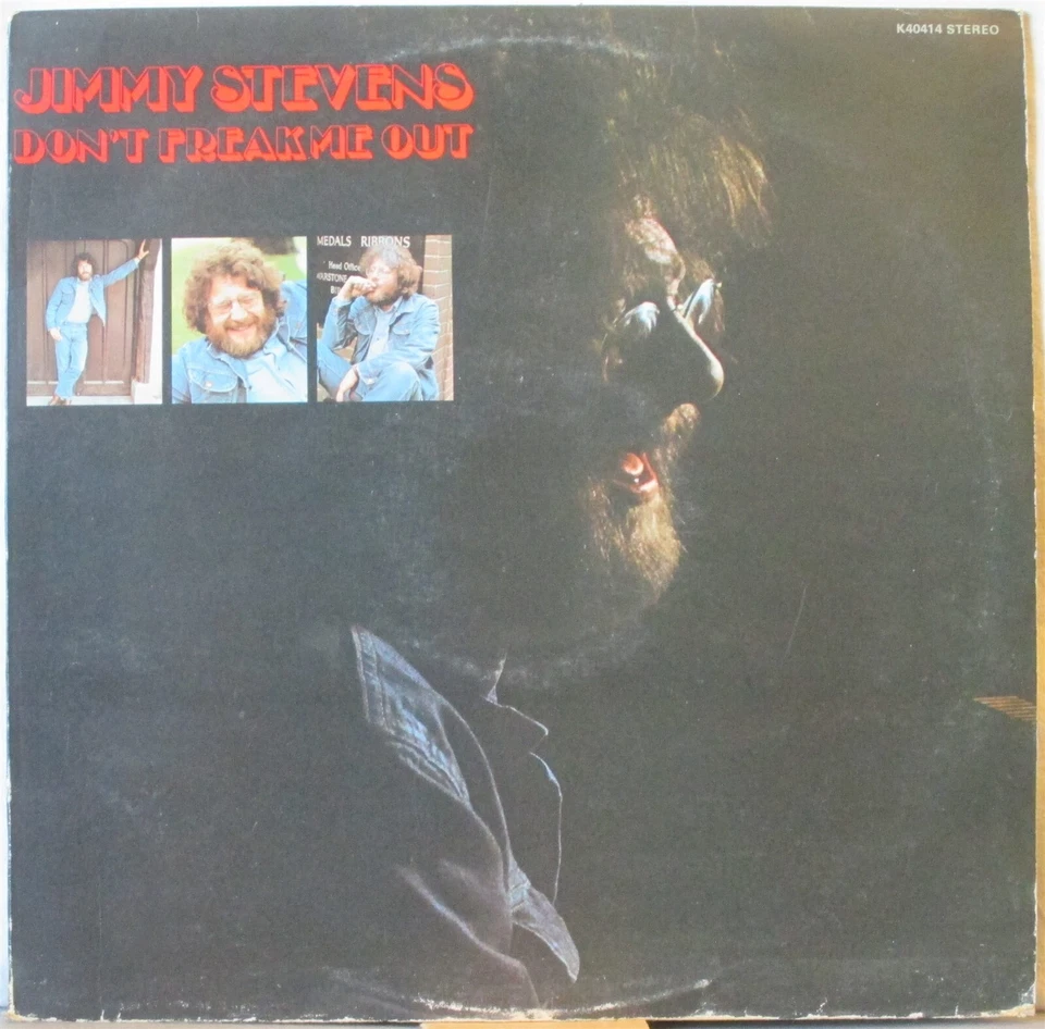 JIMMY STEVENS Don’t Freak Me Out LP Rock w/Peter Frampton, Maurice Gibb—UK Press - Image 1 of 1