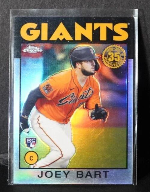 JOEY BART—2021 Topps Chrome 1986 Refractor #86BC-15—ROOKIE CARD - Image 1 of 1
