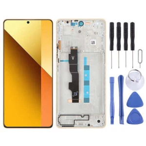 OEM LCD Display Touch Screen Digitizer + Gold Frame For Xiaomi Redmi Note 13 5G - Picture 1 of 5