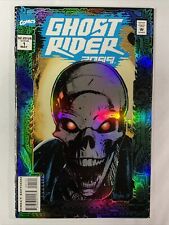 Ghost Rider 2099 #1 1994 FOIL VARIANT KEY 1ST App. of GHOST RIDER 2099 w/ Cards