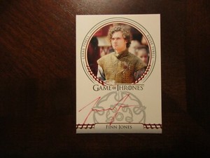 Game of Thrones The Complete Series Volume 2 FINN JONES Red Sigil Autograph
