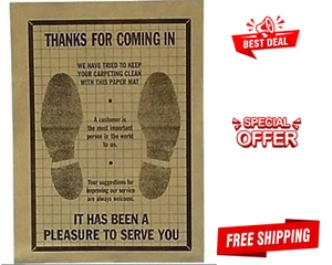 Paper Car Floor Mat Disposable Mats Truck Vehicle Auto Interior Protection 500Pk - Bild 1 von 5