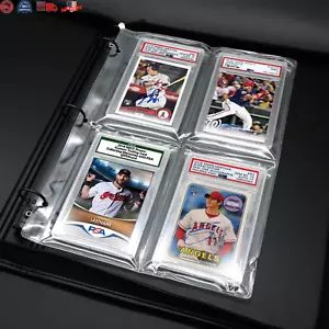 Graded Card Slab Binder Pages 40 PSA, BGS, CGC Slabs Storage Cards Not Included - Picture 1 of 6