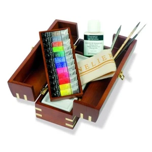 Sennelier L'Aquarelle Artistas Acuarela Madera Tesoro Cofre 12x10ml Tubos - Imagen 1 de 2