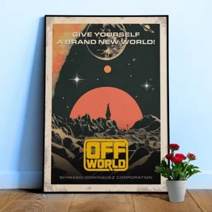 Off-world Ad. Blade Runner 1982 style — Vintage space poster, retro space art - Picture 1 of 10