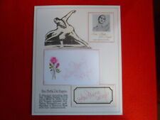 ANN MARIE DE ANGELA JOFFREY  BALLET DANCER  AUTOGRAPHED CARD ON A4 DISPLAY PAGE 