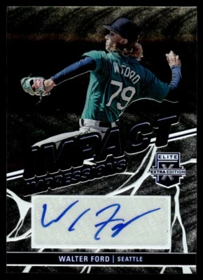 2023 PANINI IMPACT IMPRESSIONS AUTO Walter Ford Seattle Mariners #34 - Image 1 of 2