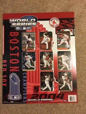 Boston Red Sox 2004 World Series CHAMPIONS Original Commemorative Wall POSTER - Image 1 of 2