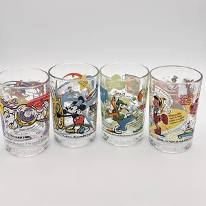 McDonald’s Walt Disney World 100 Years of Magic Glasses Cups Set of 4 COMPLETE - Picture 1 of 12