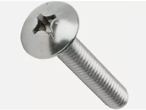 QTY10 CRAFTSMAN 71081010 596039001 TRUSS HEAD 10-24 x 5/8 inch ZINC PHILLIPS - Picture 1 of 5