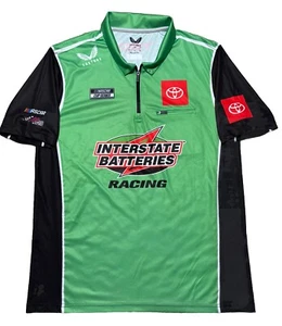 LRG 2024 Hamlin or Bell Castore Nascar Pit Crew Shirt Interstate Batteries JGR - Picture 1 of 2
