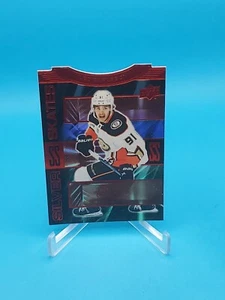 Leo Carlsson 2023-24 Extended Series #SS-39 Silver Skates Red Parallel 76/100 - Picture 1 of 2
