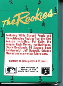 1991 Donruss The Rookies Set w/Willie Stargell Puzzle (56) - Picture 1 of 2