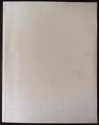 Document #1 Nov 2012 by HELLQVIST & O’DONOVAN for 1st London Men's FASHION WEEK - Image 1 of 4