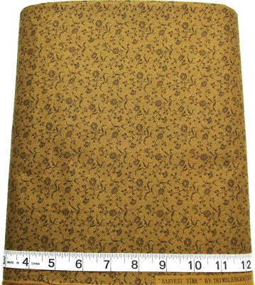 Vintage Harvest Time BTY Thimbleberries RJR Cotton Quilt Fabrics Tonal Browns