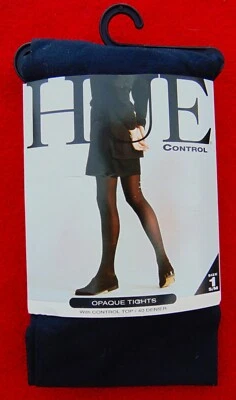 CONTROLE DE MATIZ ~ MEIA-CALÇA FEMININA OPAGA MARINHA ~ Tamanho 1 - P/M ~ U3271 ~ 1 Par - Imagem 1 de 4