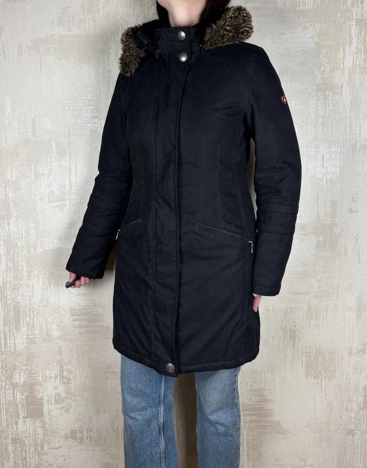 Wellensteyn Darling Black Waterproof Hooded Jacket Women's Parka Size S - Image 1 of 4
