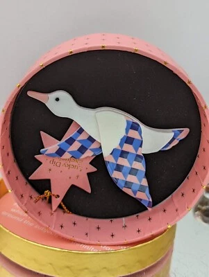 Erstwilder Dancing Duck  Resin Brooch Pin NWT -LD Exclusive February 2023 - Image 1 of 4