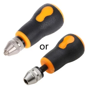 0.5-3.2mm Mini Manual Hand Drill Chuck Drill Bit Jewelry Woodworking Tool Craft - Picture 1 of 8