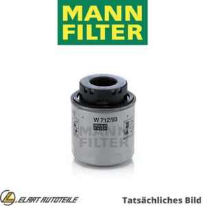 THE OIL FILTER FOR VW SEAT AUDI ŠKODA TOURAN 1T1 1T2 BMY CAVC BLG CAVB MAN FILTER