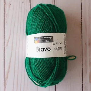 Schachenmayr SMC Bravo Yarn ~ Lot of 12 ~ 8246 Green ~ DK 100% Acrylic - Picture 1 of 4