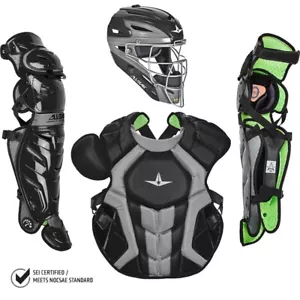 All-Star S7 Axis Kit acchiappabaseball per adulti approvato NOCSAE CKCCPRO1X - NERO - Foto 1 di 1
