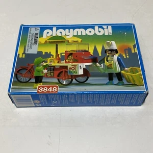 PLAYMOBIL 3848 Carrello Hot Dog anni 90 nuovo con scatola - Foto 1 di 5
