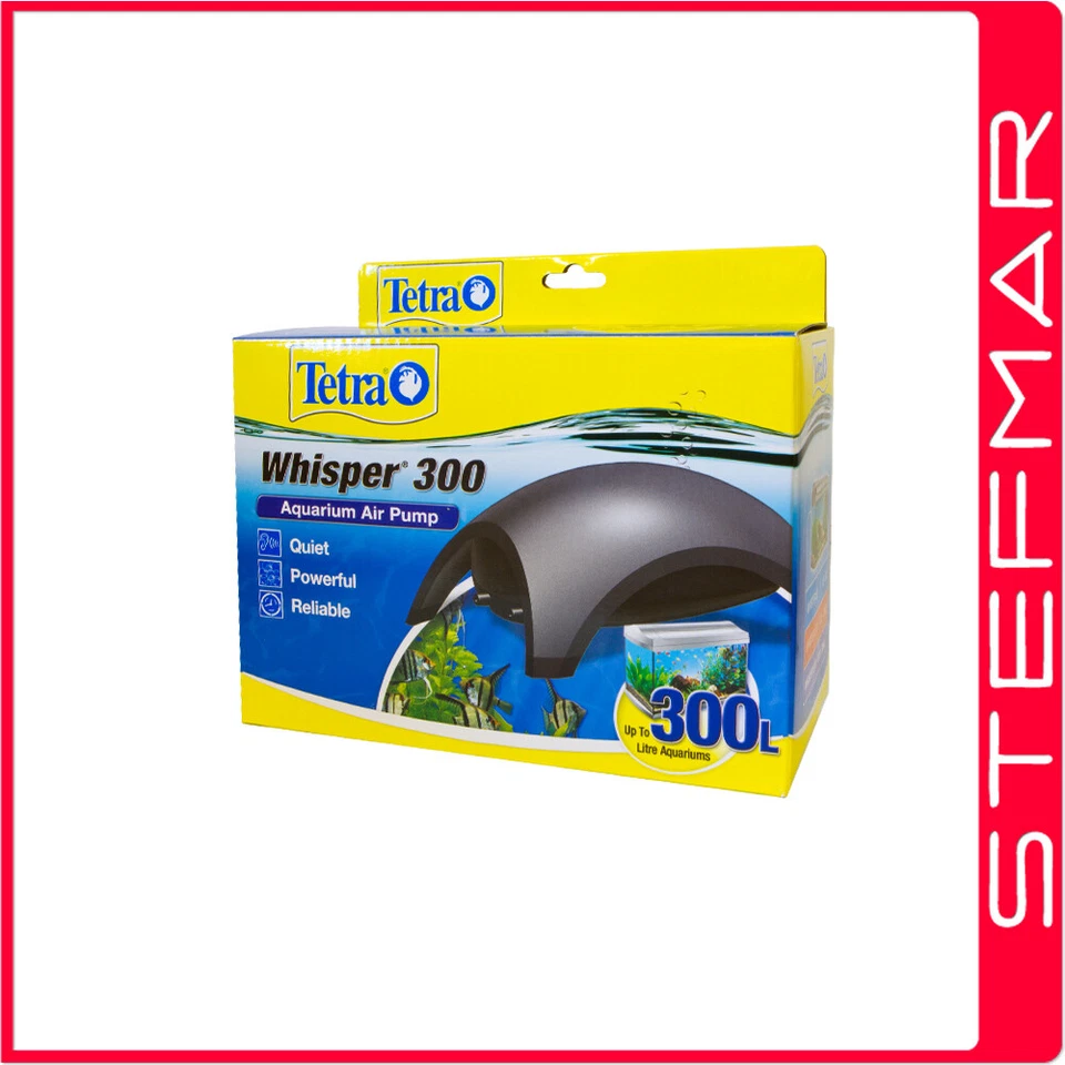 Tetra Air Pump Whisper Model 300 Dual Outlet 5L/min Aquarium Air Pump - Image 1 of 1