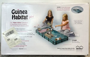 Midwest Guinea Habitat Plus Deluxe Guinea Pig Enclosure 8 Square Ft Accessories - Picture 1 of 6