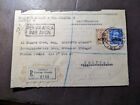 1948 Registered British Mef Overprint Airmail Cover Tripoli Local Use