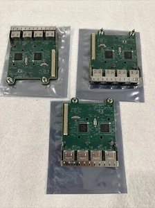 X3 Dell Broadcom 0FM487 FM487 5720 Quad Port 1GbE Base-T Network Daughter Card - Bild 1 von 2