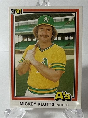 1981 Donruss - Mickey Klutts #110 - Image 1 of 2
